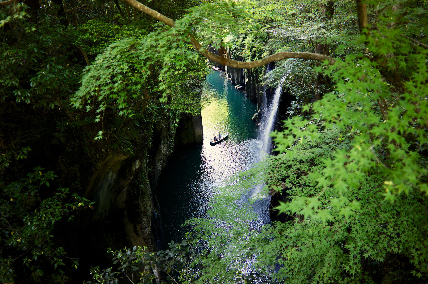 The mighty Takachiho in Miyazaki, get there before 4PM to rent a row boat!