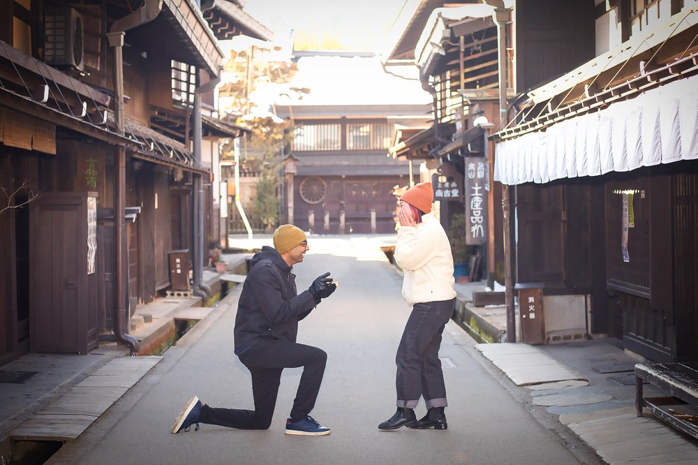 Surprise Proposal in Takayama