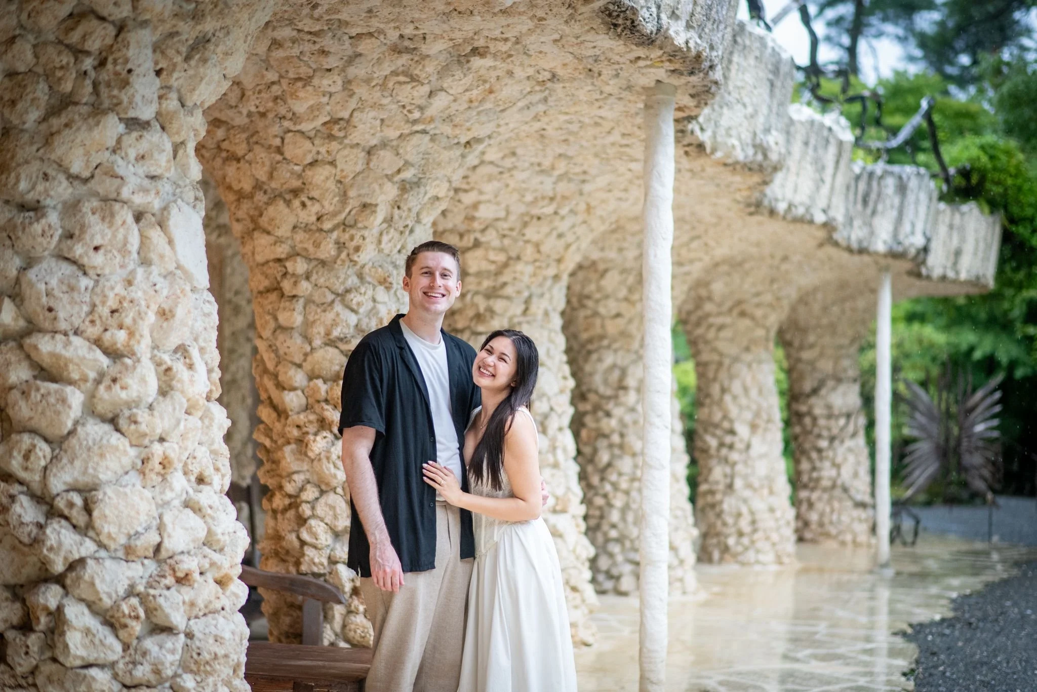 Kubota Itchiku Art Museum couple photoshoot