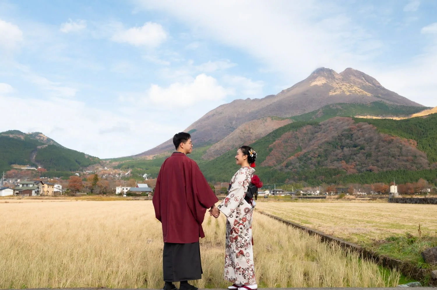 Couple Holiday photoshoot in Mt. Yufu