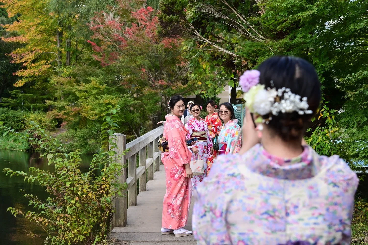 Lake Kinrin Kimono photoshoot