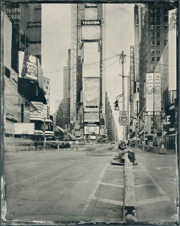 Tourist Pictures No. 024 (Times Square #1), 10" x 8", Ambrotype, 2015
