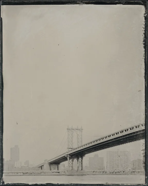 Tourist Pictures No. 051 (Manhattan Bridge #4), 10" x 8", Ambrotype, 2015
