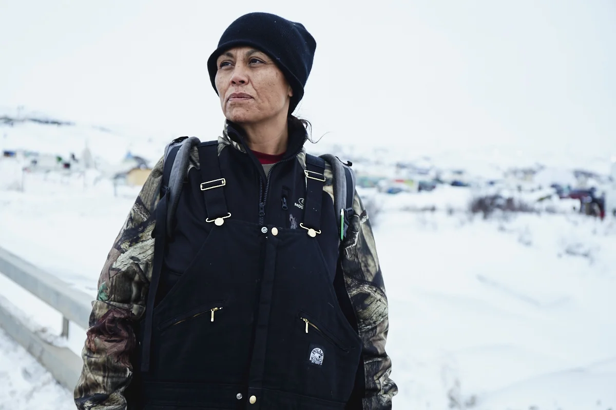 Tosha Luger from the Hunkpapa tribe of the Seven Council Fires of the Lakota Sioux in Standing Rock