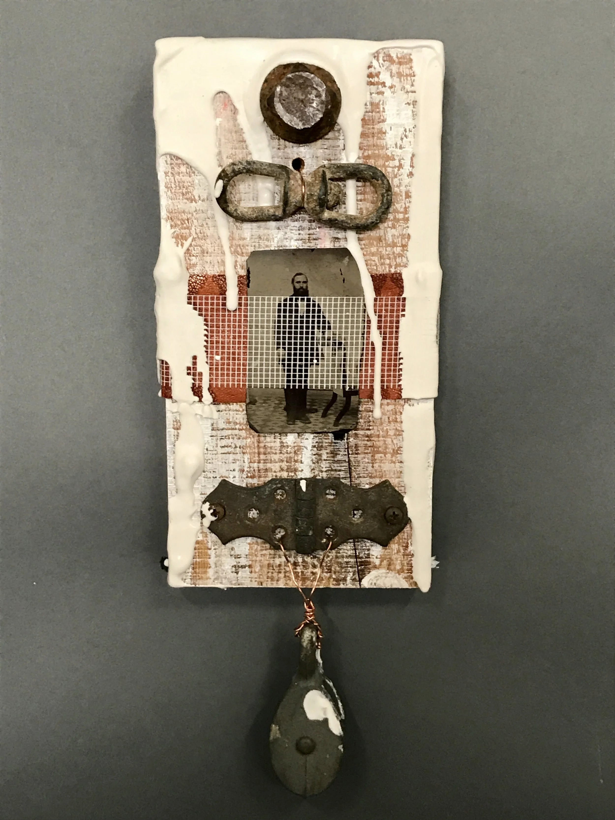 Henry Mixed media 15.25 x5.75 in/ 38.7 x 14.6 cm