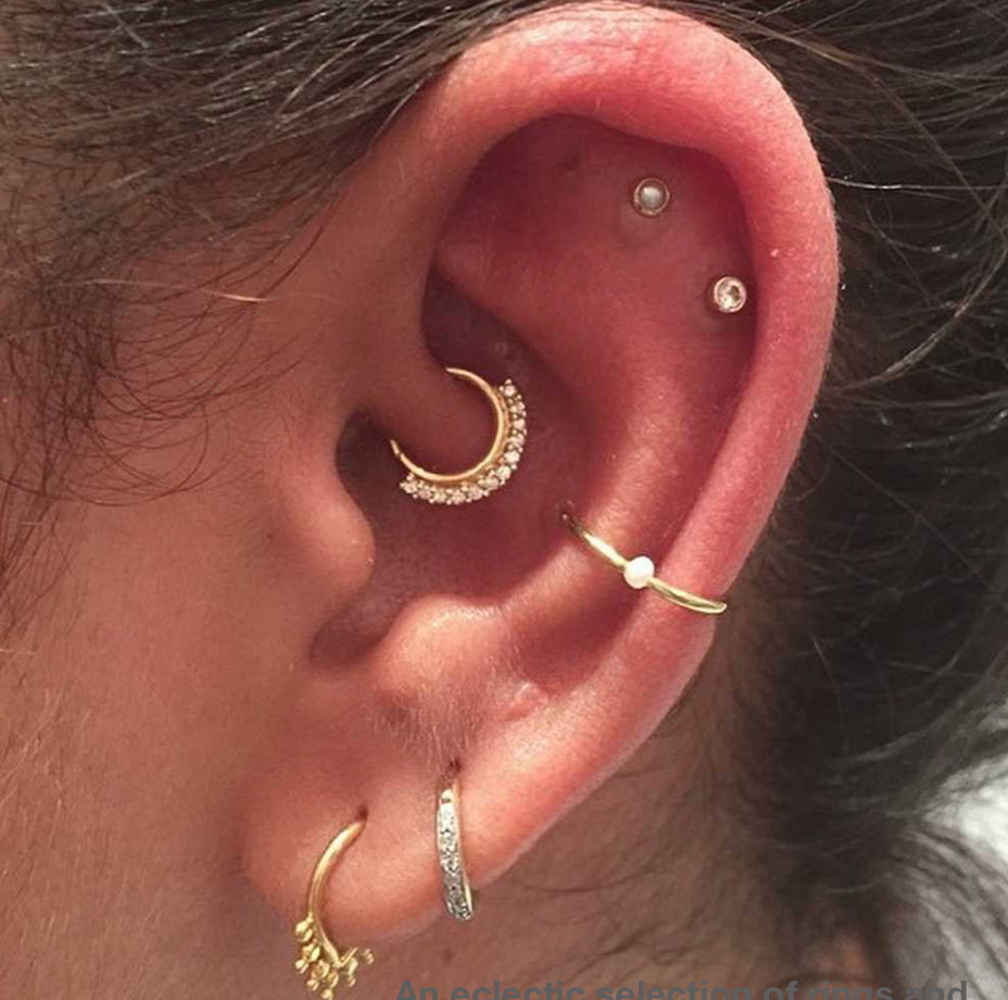 The Wearers Guide To Multiple Ear Piercings — Handmade Jewellery 