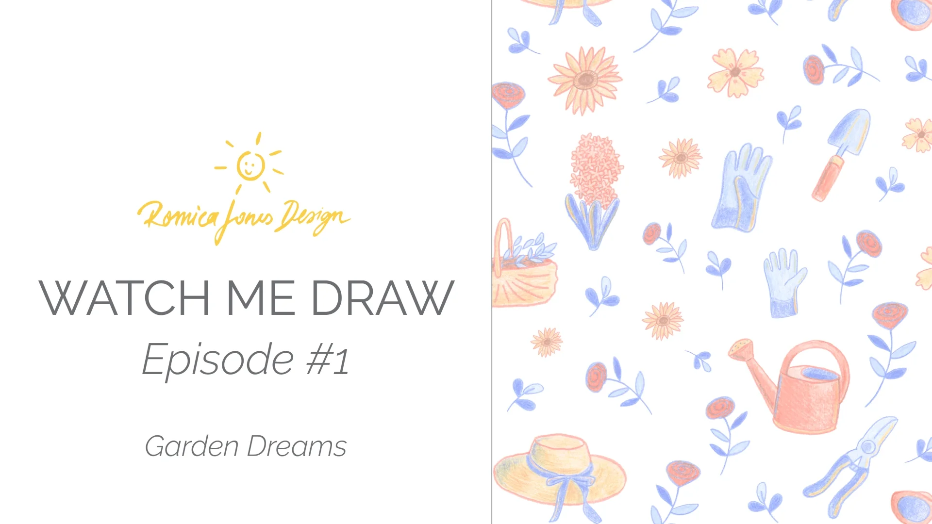 Draw and Chat Ep1: Garden Dreams Illustration process, an app I love, loving Vincent movie review