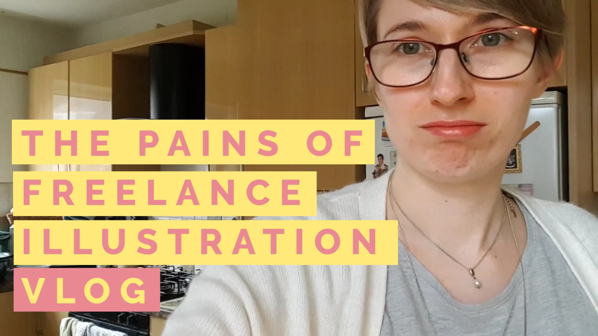 Freelance struggles Vlog: lower back pain and how I deal with it - life of an illustrator