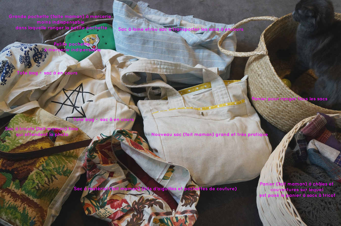 Les sacs à tricot
