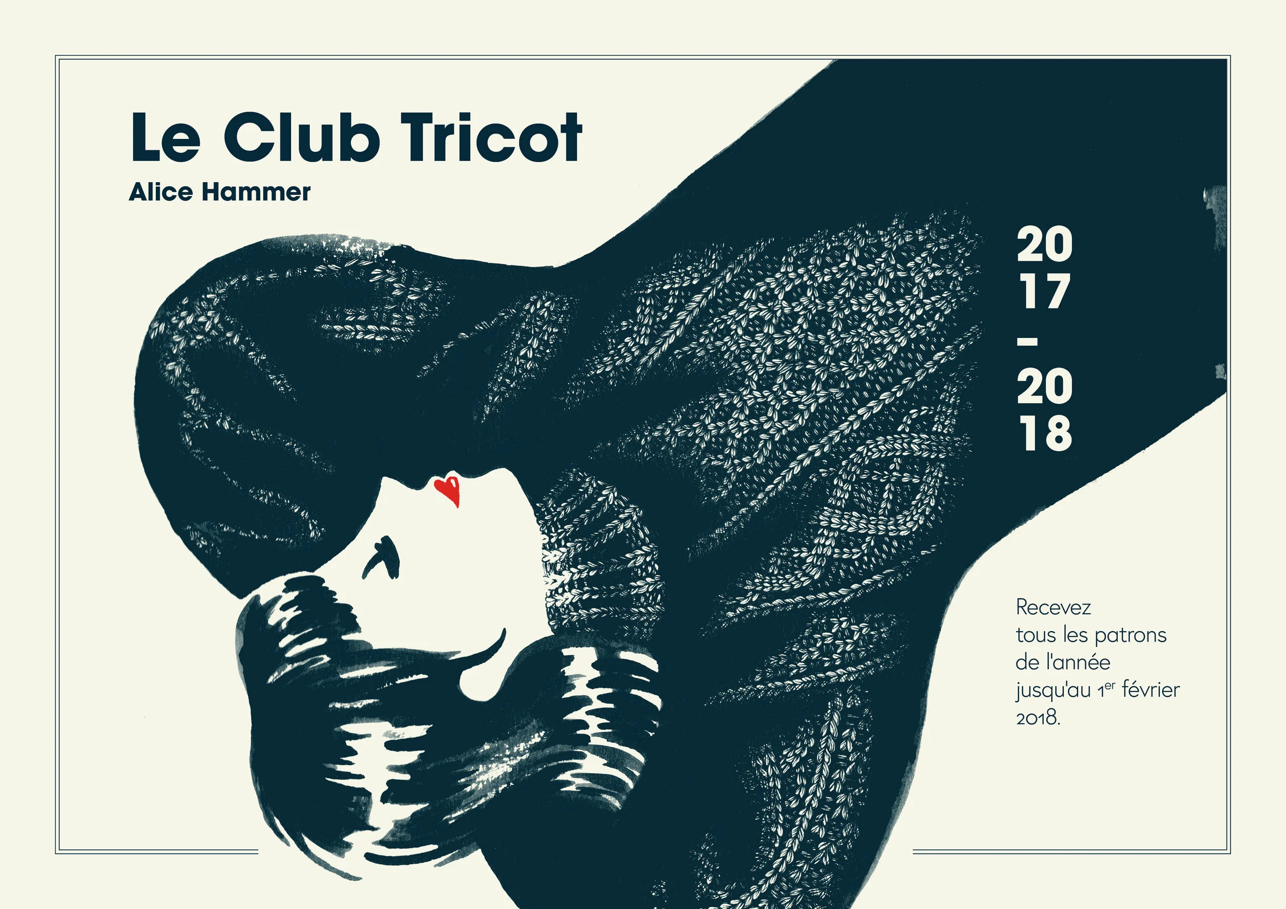 Mid-week point tricot tout fouillis