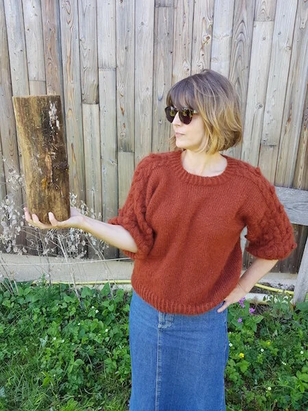 Un pull réconfort, et des photos de laine