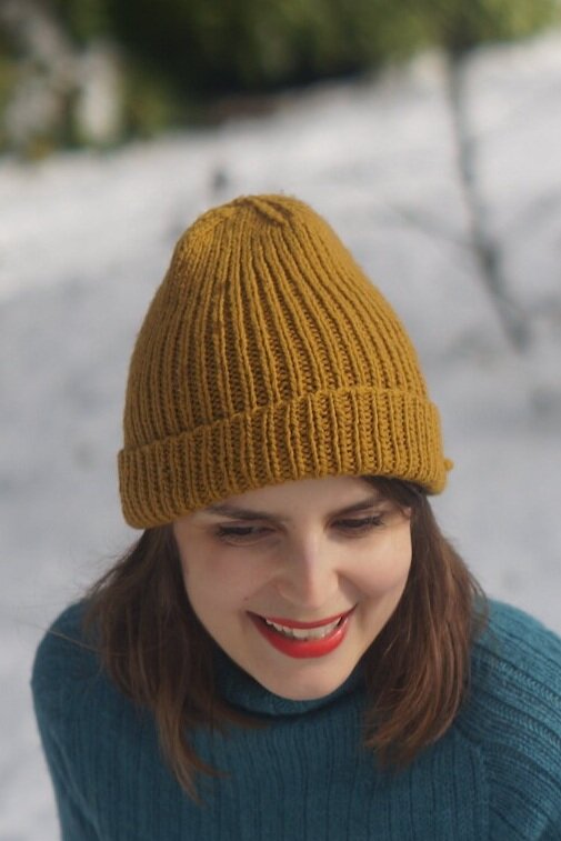 Patron de tricot bonnet Boyfriend hat — Alice Hammer