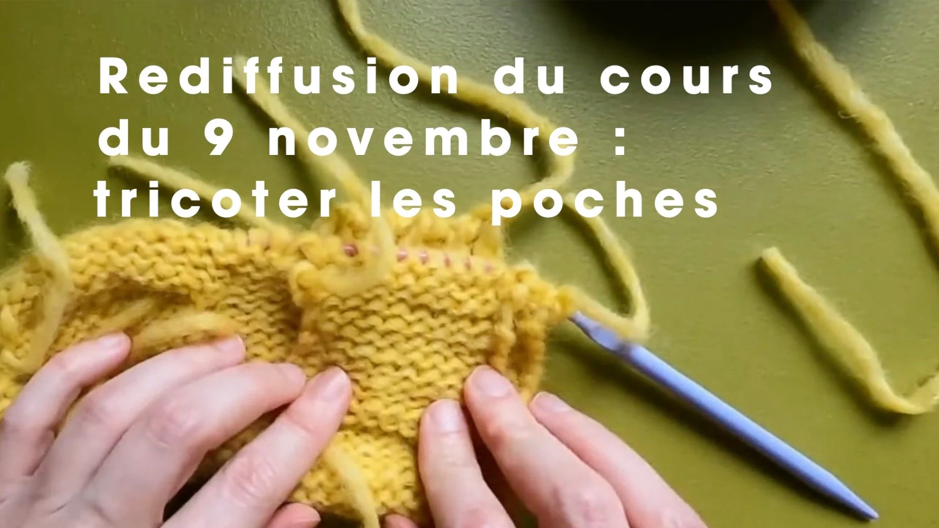 Tricoter les poches