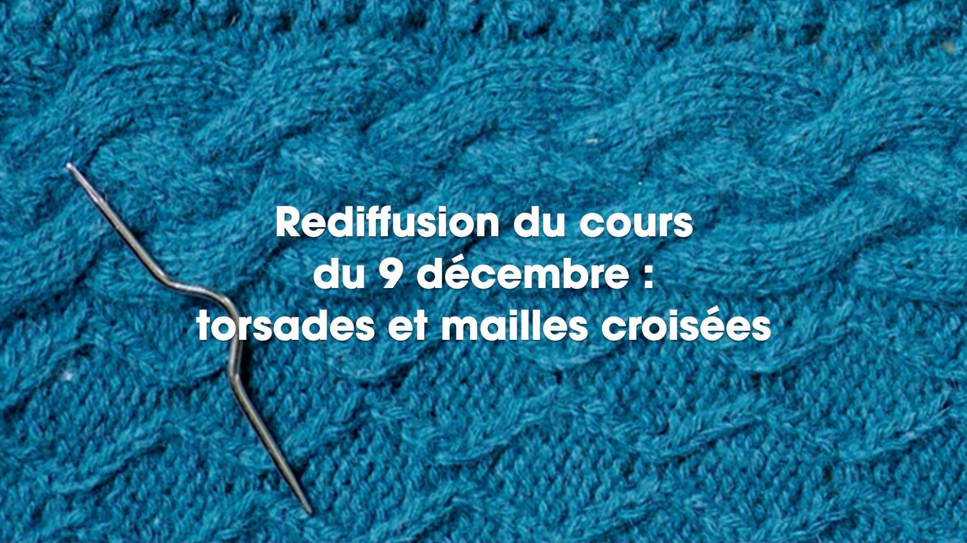 Torsades et mailles croisées