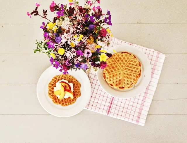 Vafler med banan & spelt