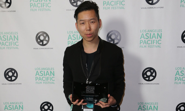 Timothy Yeung, director of short film 90 DAYS, winner of the festival Golden Reel Award for Best Short Film. (PHOTO: STEVEN LAM)