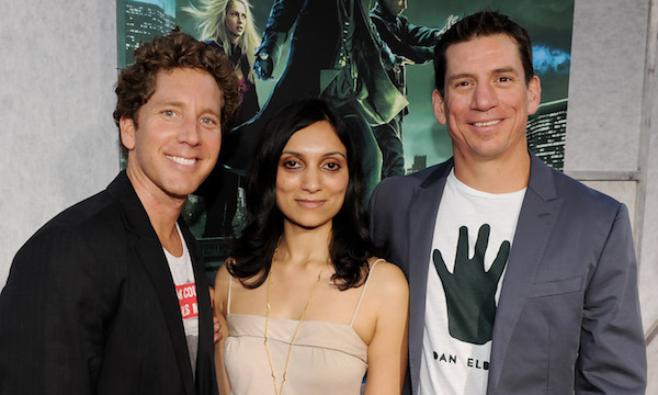 WITH FELLOW CREATIVE VISIONS FOUNDATION BOARD MEMBERS JONATHAN BERNARD AND JOEY BORGOGNA AT A BENEFIT SCREENING OF "THE SORCERER'S APPRENTICE", JULY 2010. (PHOTO: KEVIN WONTER/GETTY IMAGES NORTH AMERICA)