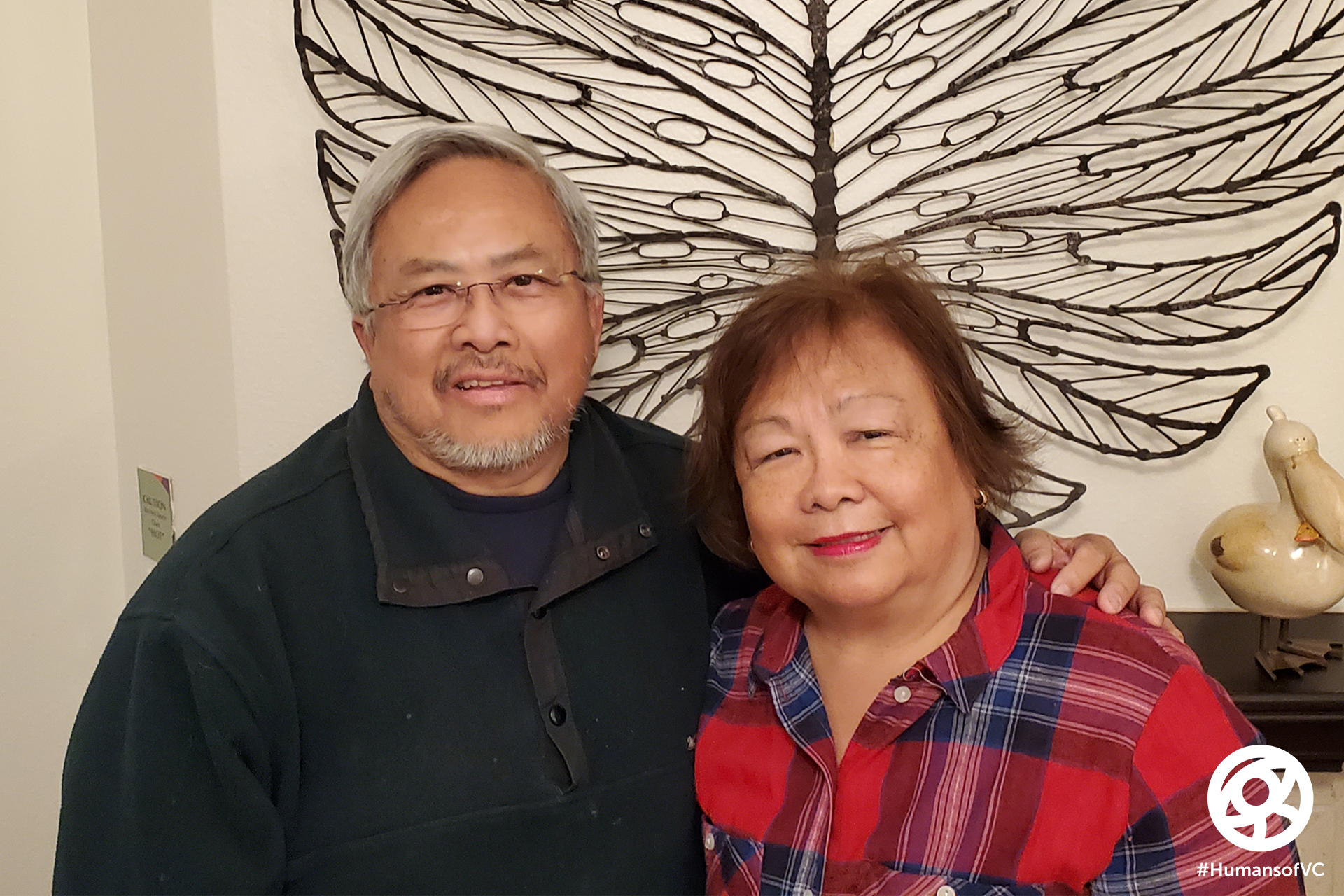 Casimiro (VC Board Member from 1982 to 2007) &amp; Jennifer Tolentino (VC Volunteer)