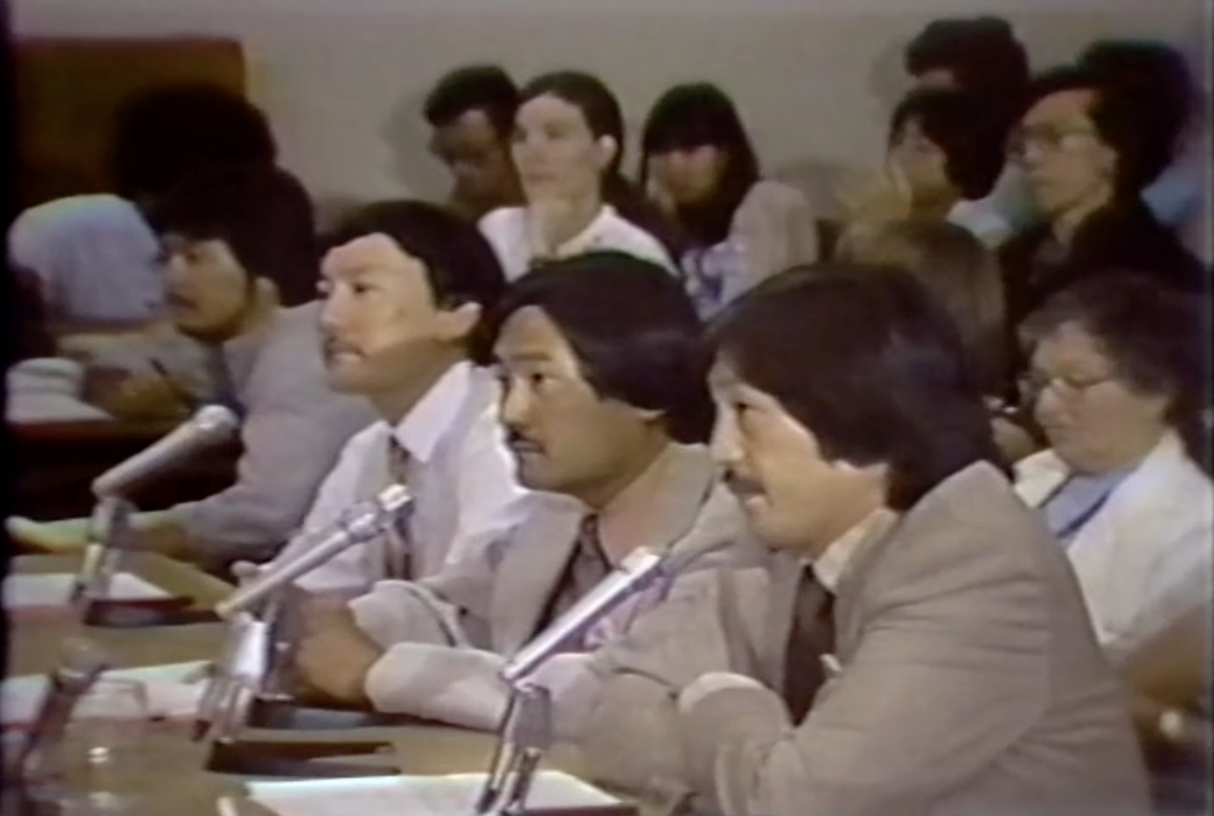 Alan Nishio at Commission on Wartime Relocation and Internment of Civilians (CWRIC) Los Angeles Hearings (1981)