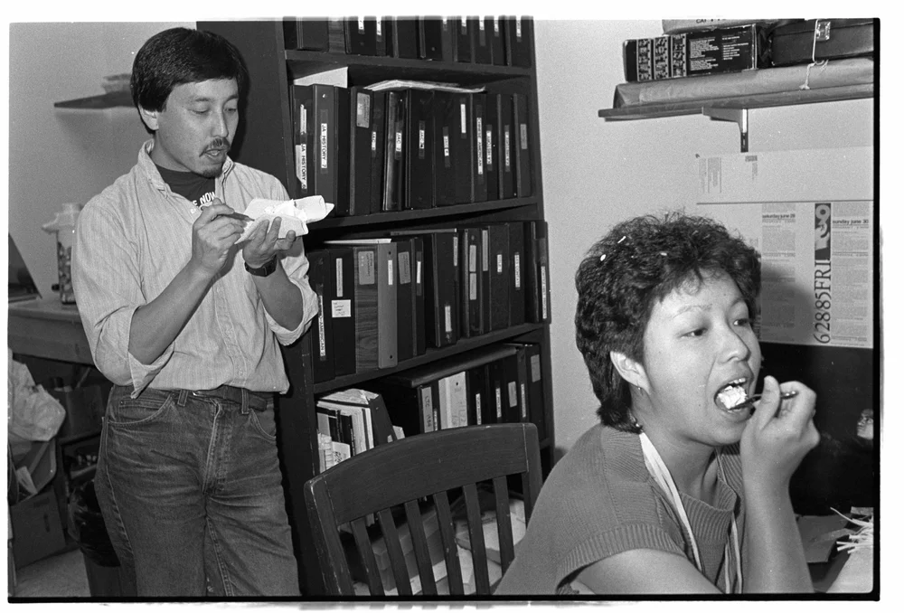 John Esaki and Amy Kato Eat Cake (1985)