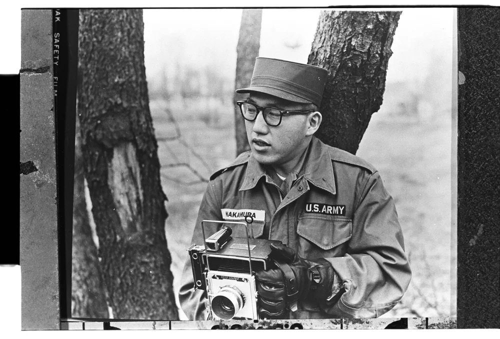  Robert A. Nakamura during his time as a U.S. Army Photographer. (Visual Communications) 