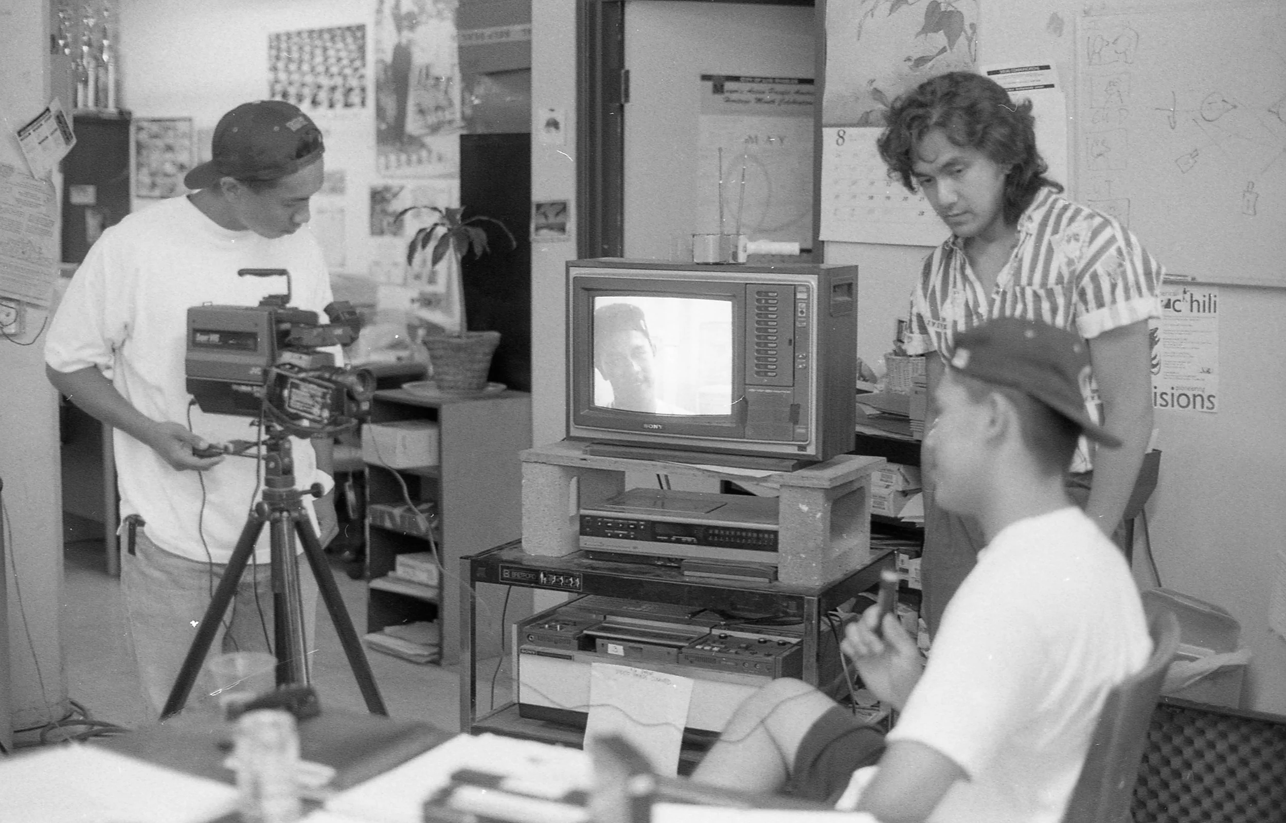 Mar Conducting a Digital Film Workshop