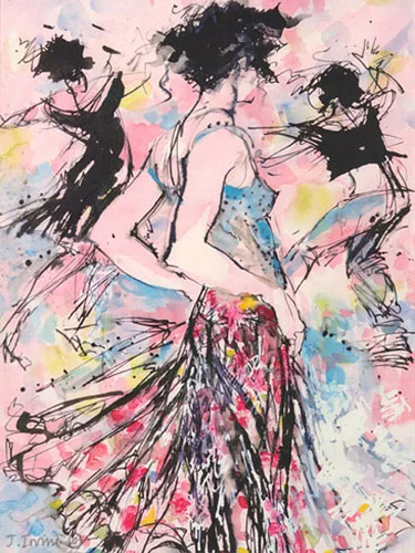 Artist Jan Irvine at Finca Buenvino 4–11 June