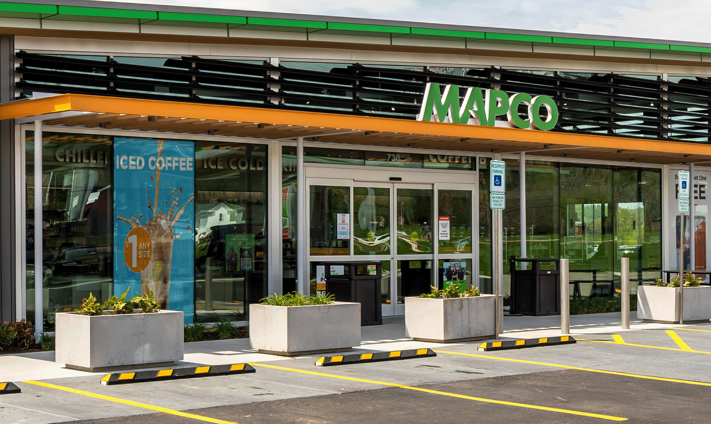 Iced Coffee Window Sign