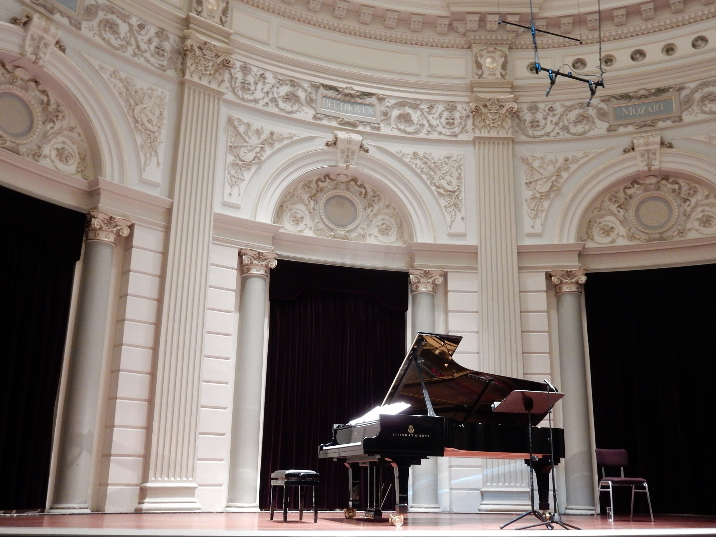 Concert opname in het prestigieuze Concertgebouw, Amsterdam