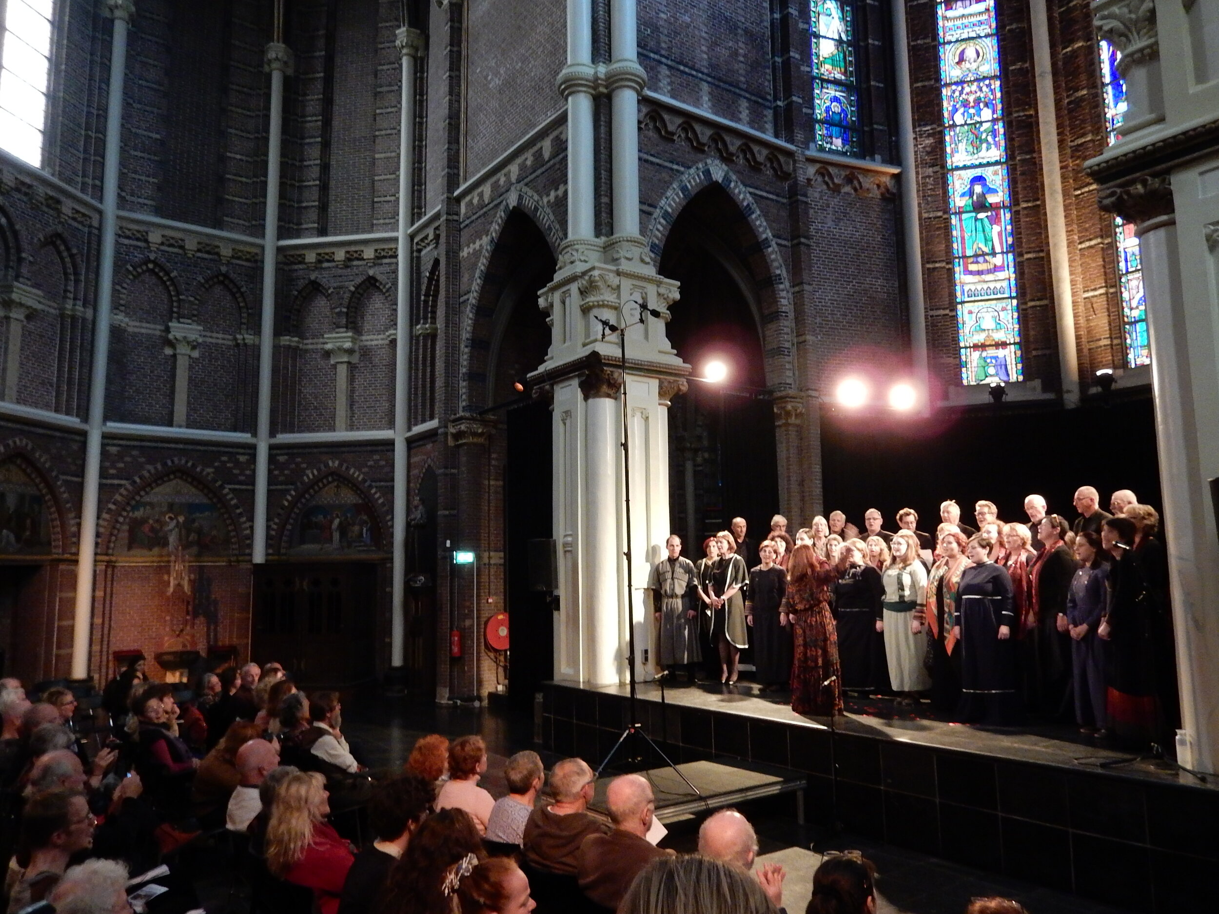 Choir from Georgia visiting the Netherlands