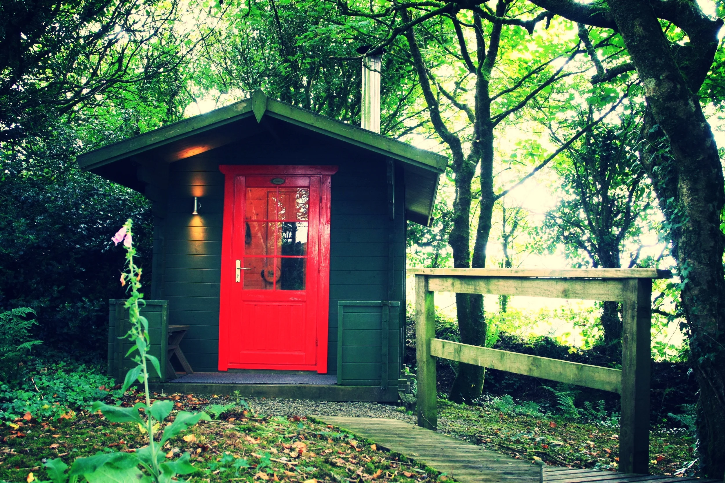 The Finnish Sauna at Tíg Roy (photo courtesy of Roy Galvin)