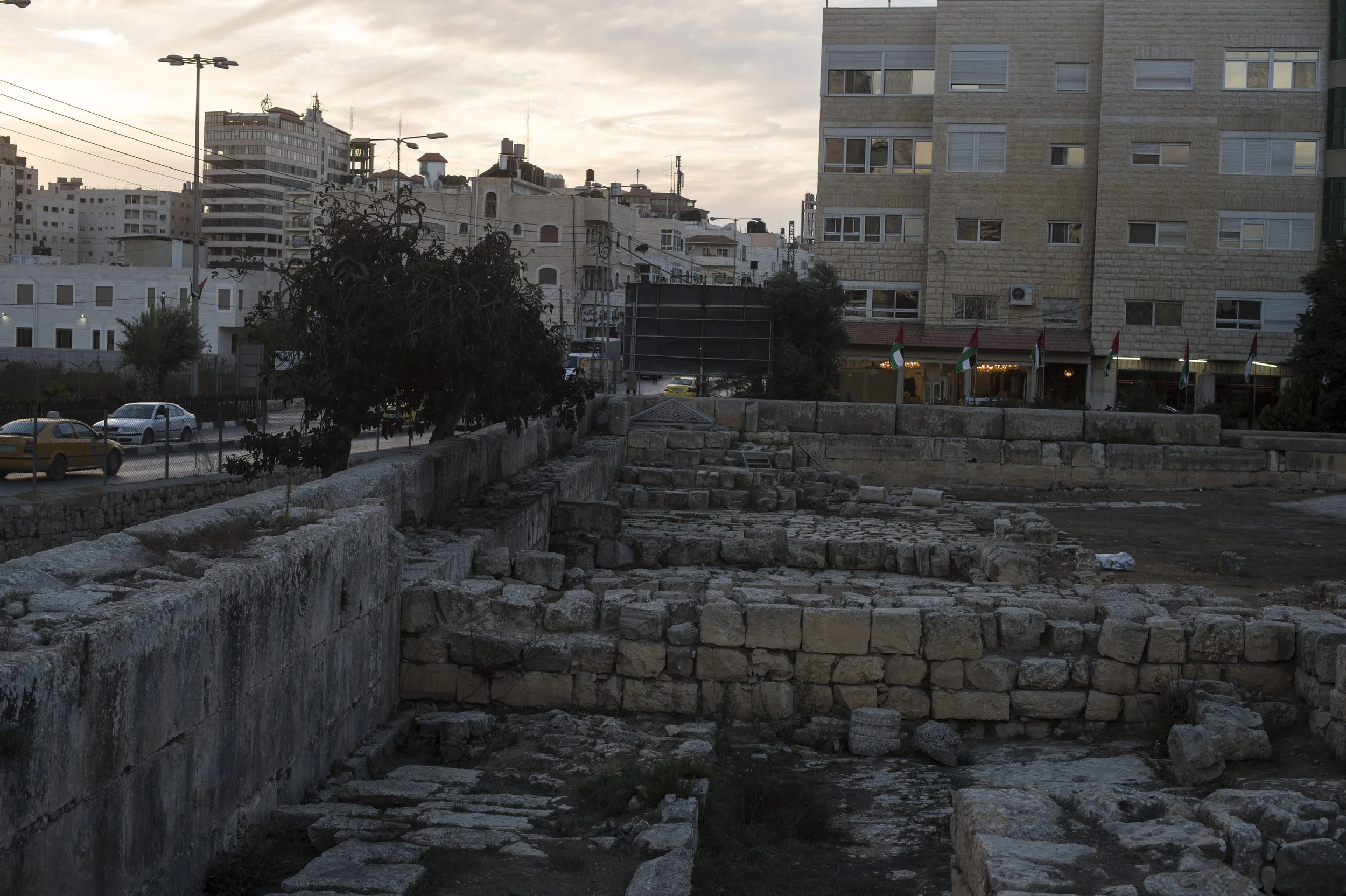 These are the beginnings of the mosque, before it was then relocated.