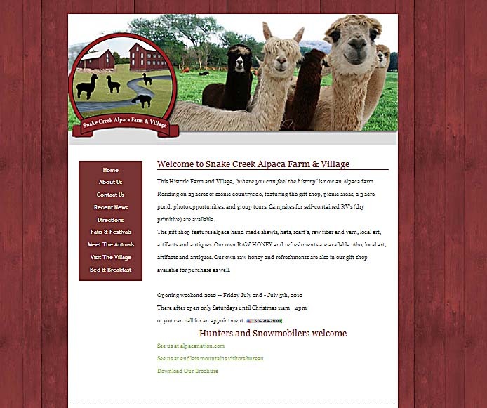 Snake Creek Alpaca Farm, PA