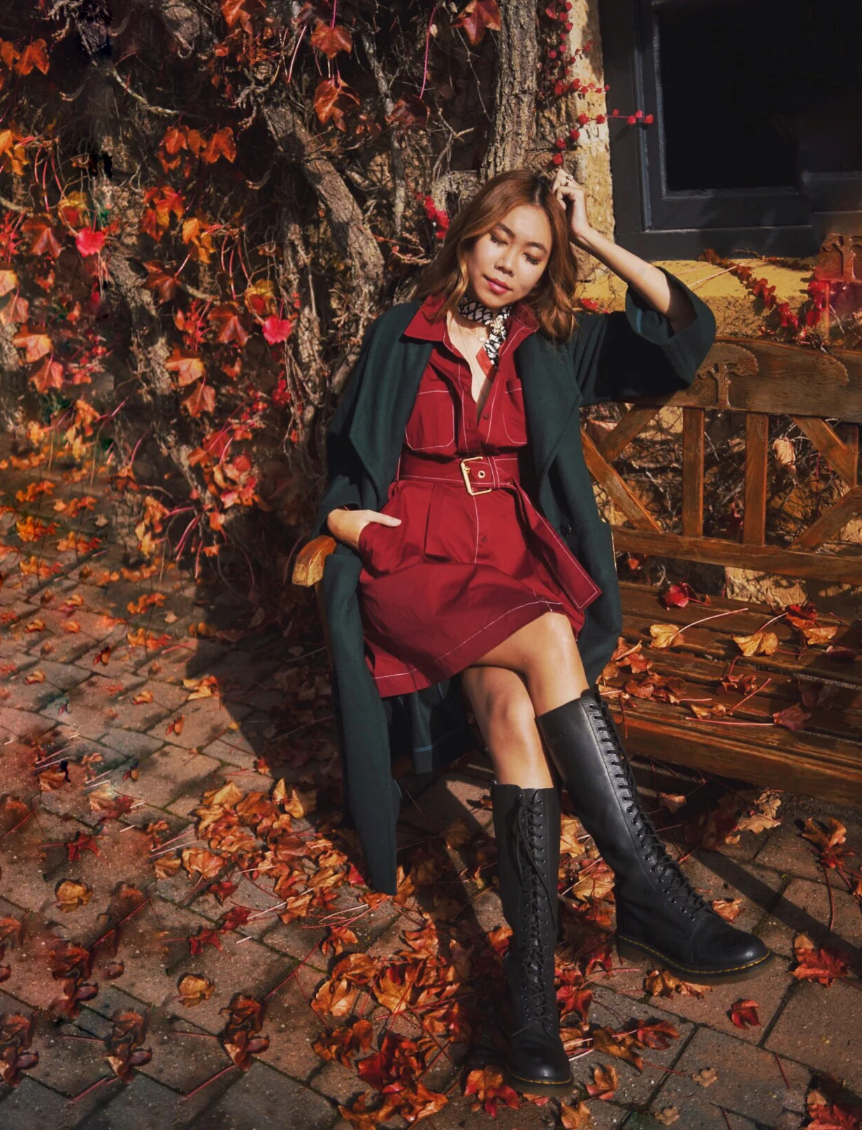 13. DVF Red x Ginger Outfit 2.JPG