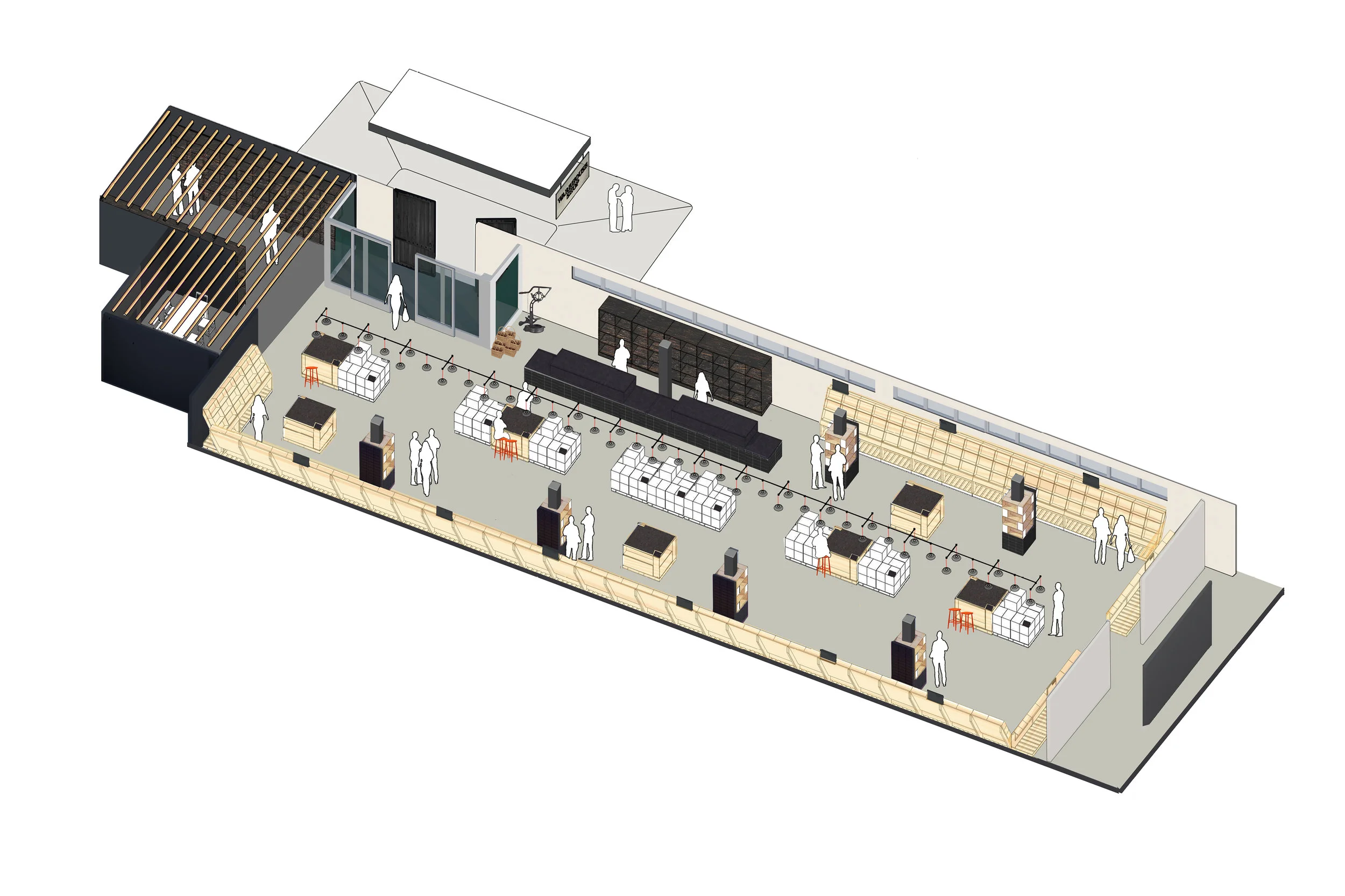 Drawing of Berry Bros. and Rudd Warehouse