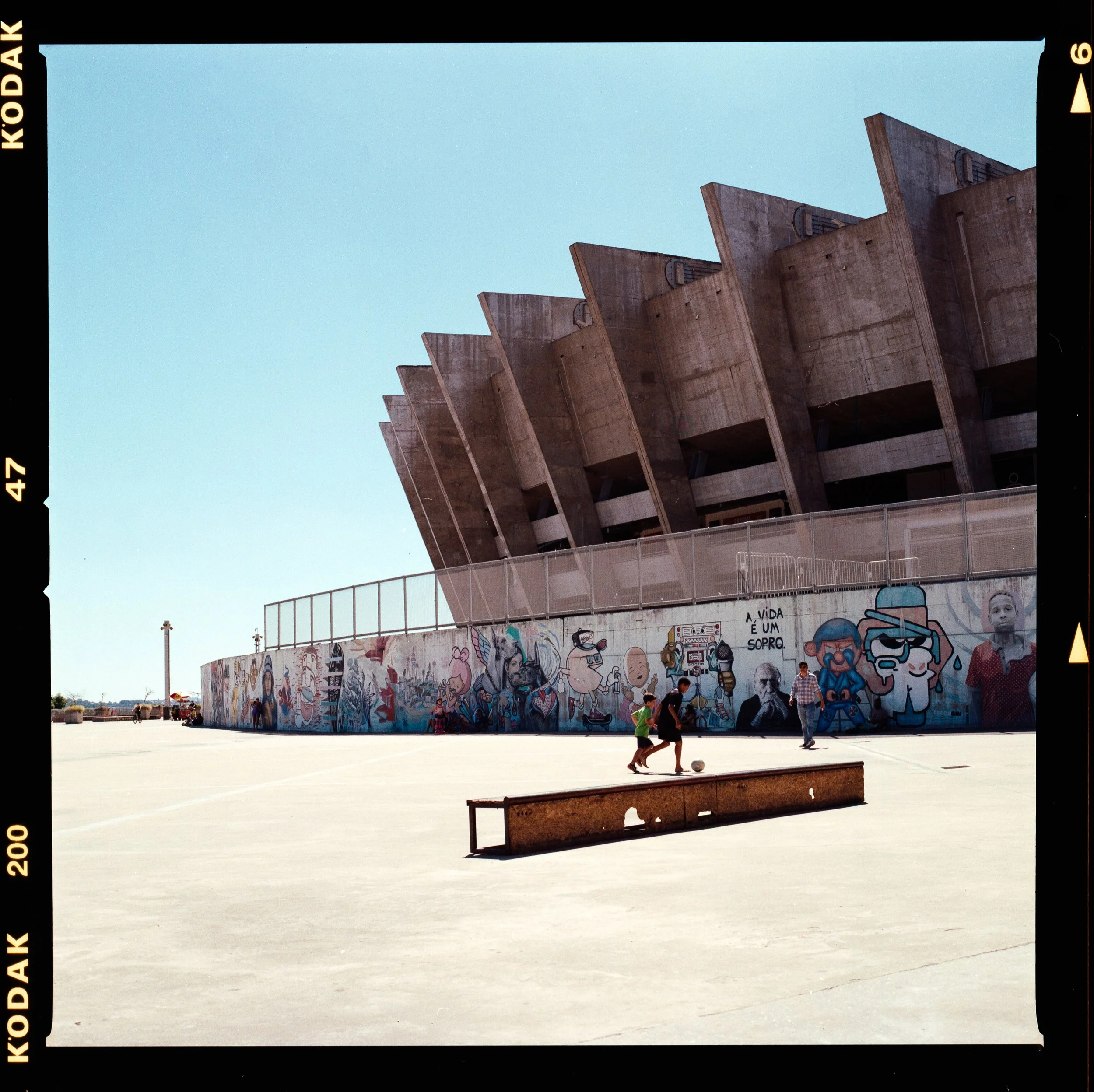  Mineirão. Belo Horizonte, Brasil.  Kodak Gold. Hasselblad 500 C/M - 80mm.   Print  