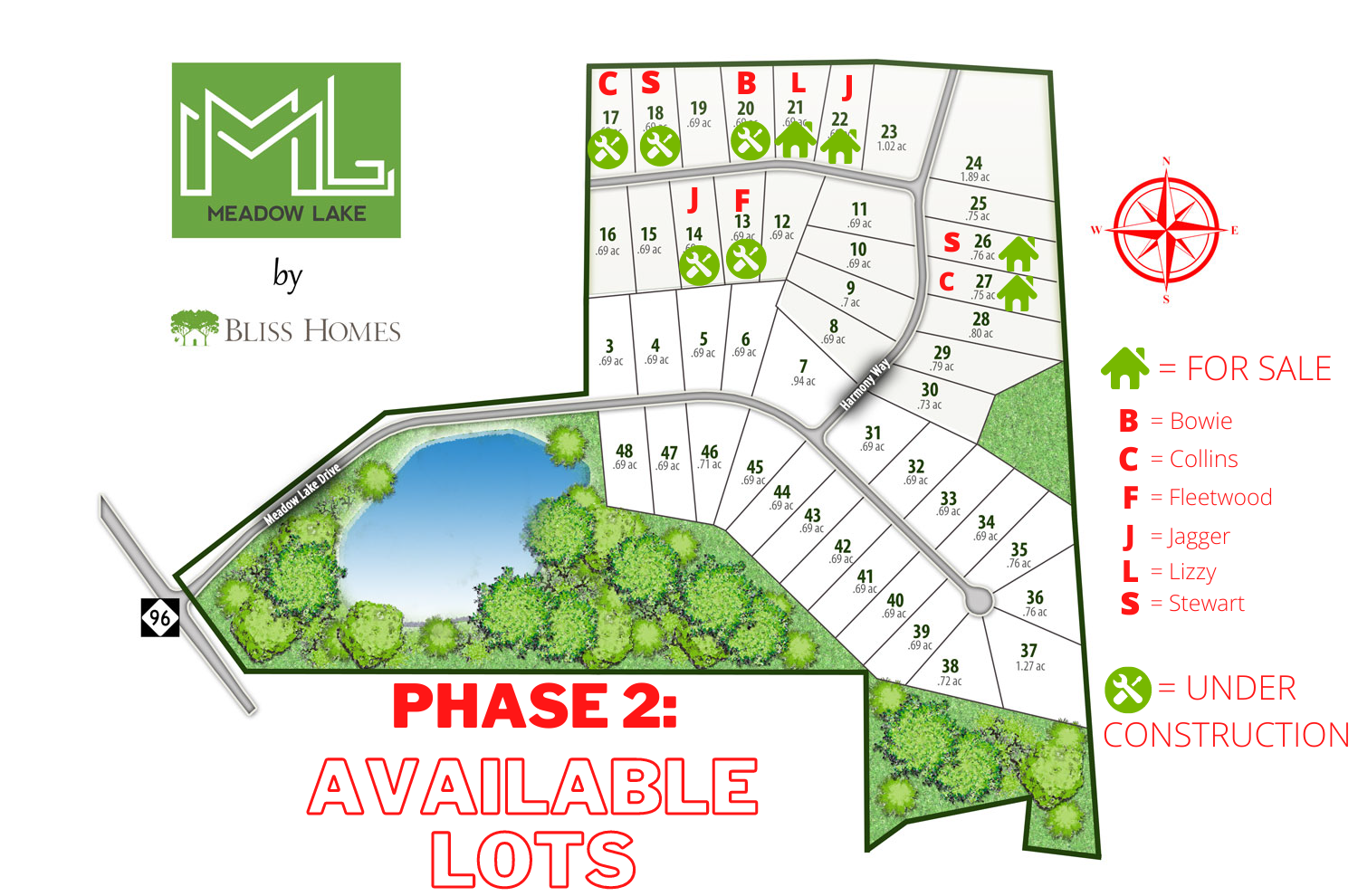 Meadow Lake Youngsville, NC — Bliss Homes NC