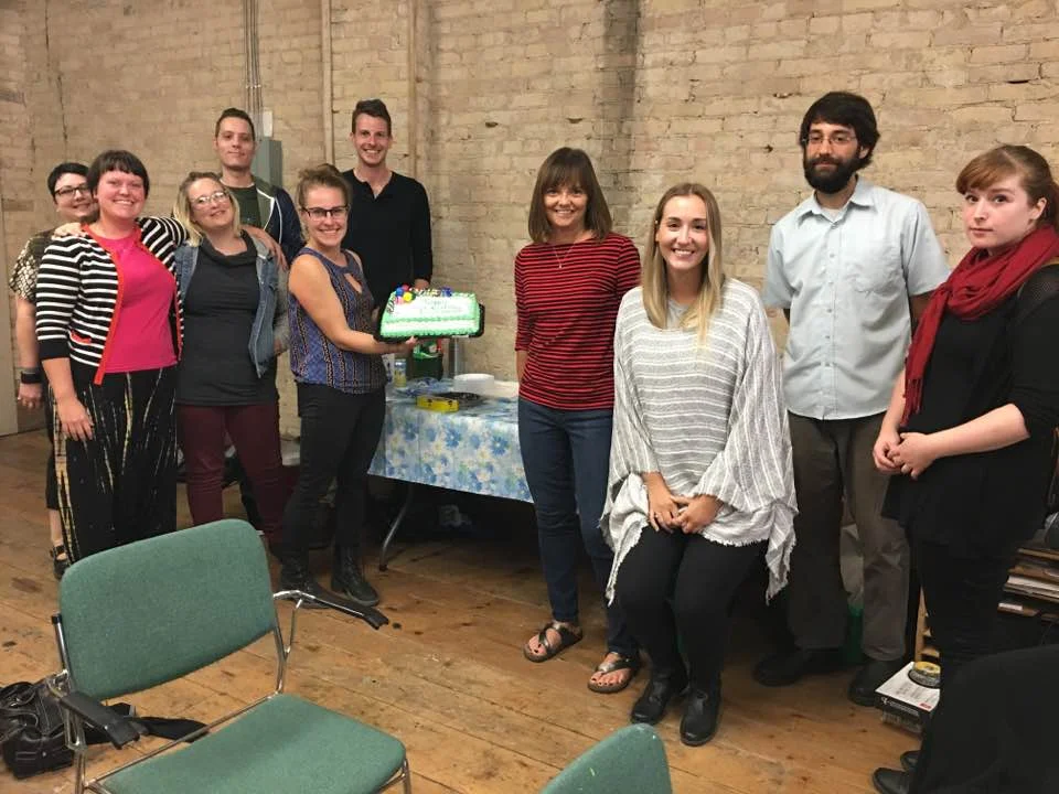 Some of the members of Print London who attended the annual meeting.
