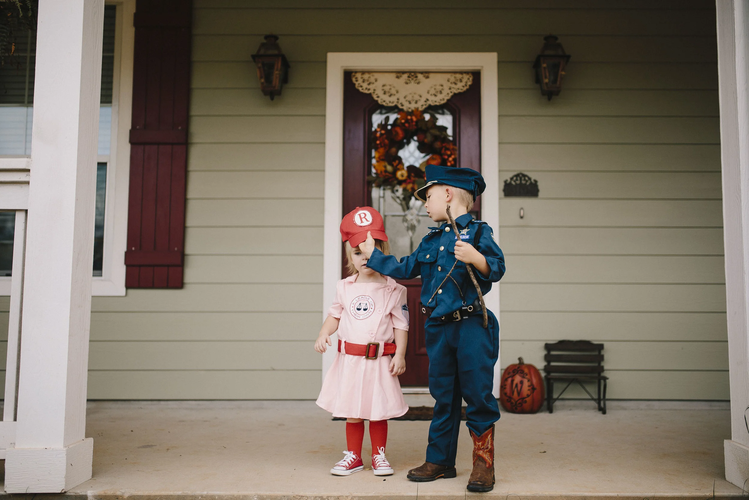 Nolan & Lorali At-Home on Halloween