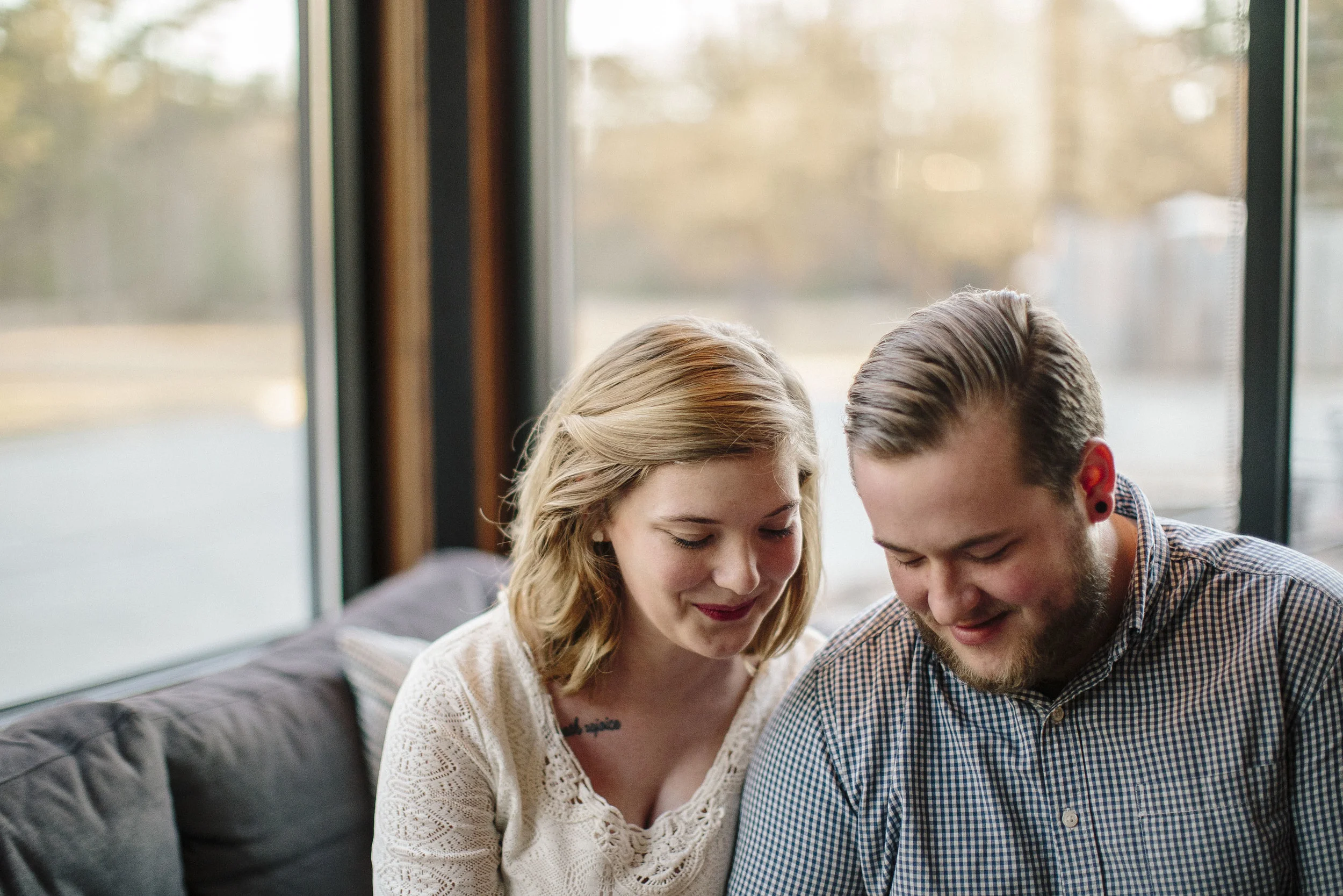 Longview Bridge 281 Coffee House Proposal - Adam & Annah