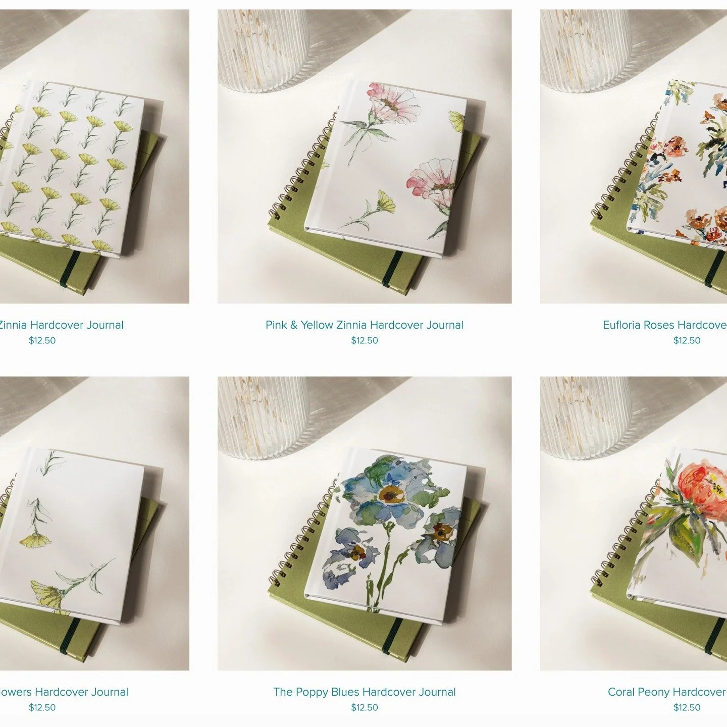 The Studio Sprig Hardcover Journals are here. Comment &quot;Journal&quot; for the link to purchase.
