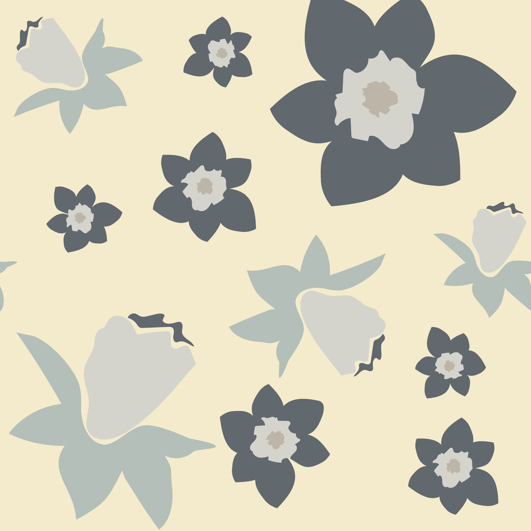 Muted Yellow Daffodils.png