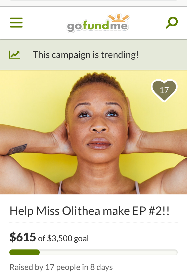 Miss Olithea's GoFundme