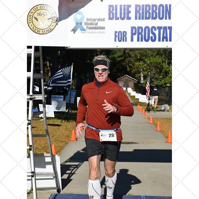 Lay it all on the line in the fight against prostate cancer with @imfcares on November 10th for this week&rsquo;s #finisherfriday #blueribbon #runglirc #syosset #woodbury #prostatecancer #fightcancer #earlydetection #imfcares #plainview #5k #run #lon