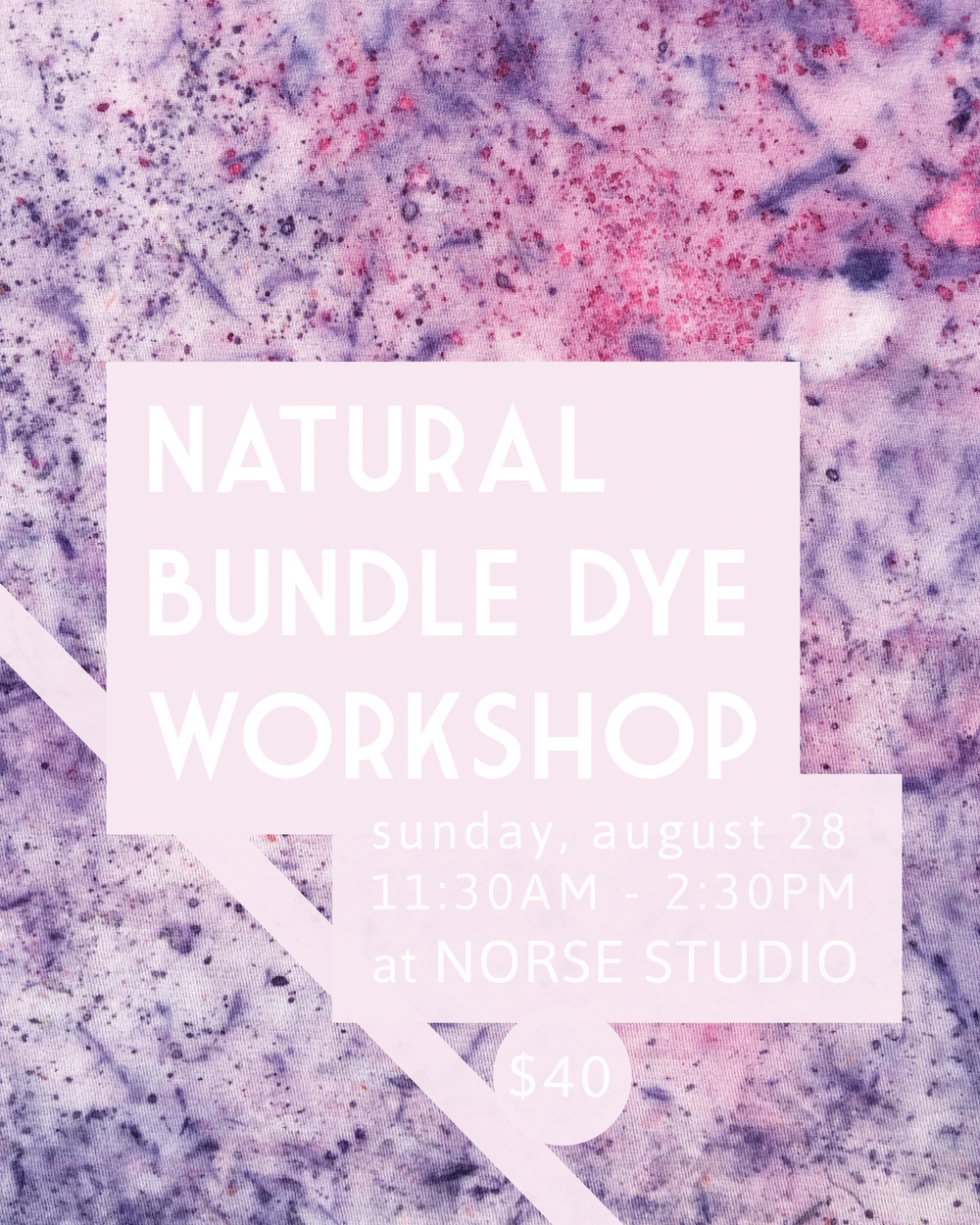 Natural Bundle Dye Workshop