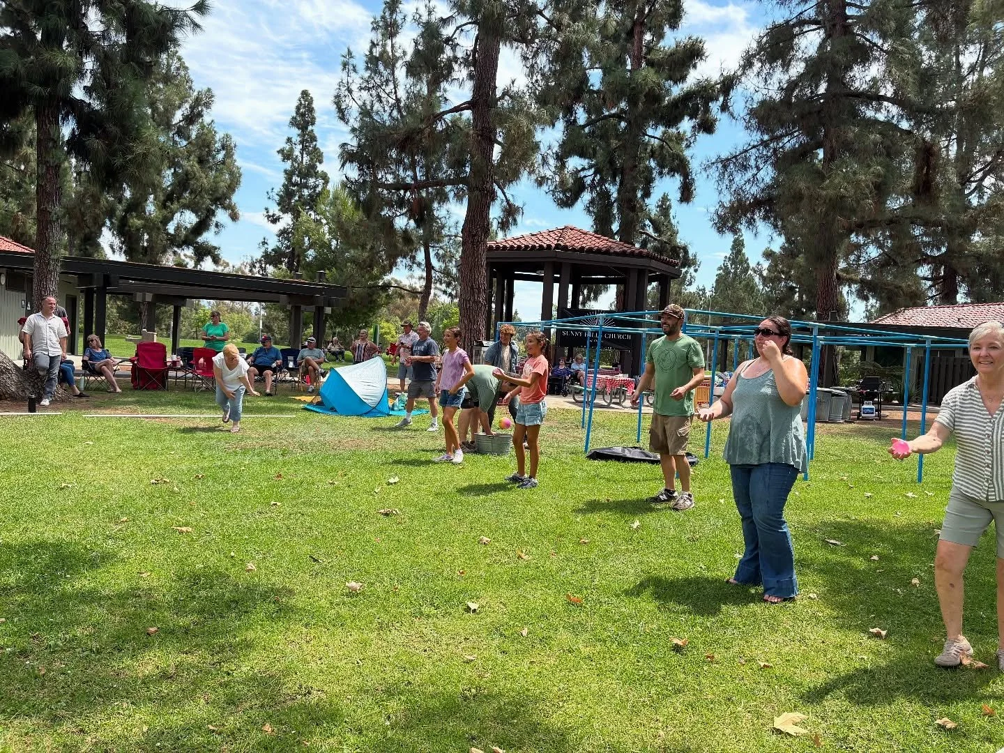 All Church Picnic ☀️

As you can tell, we had a BLAST at this year&rsquo;s church picnic! From water balloon fights to bocce ball tournaments &amp; 11 year olds to slightly older than 11 year olds (haha!), this was a (hot) day well spent. We love you
