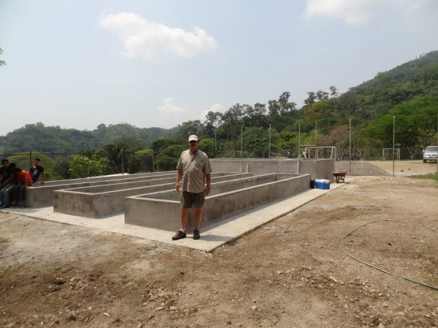 The concrete system is complete and ready for the finishing touches.