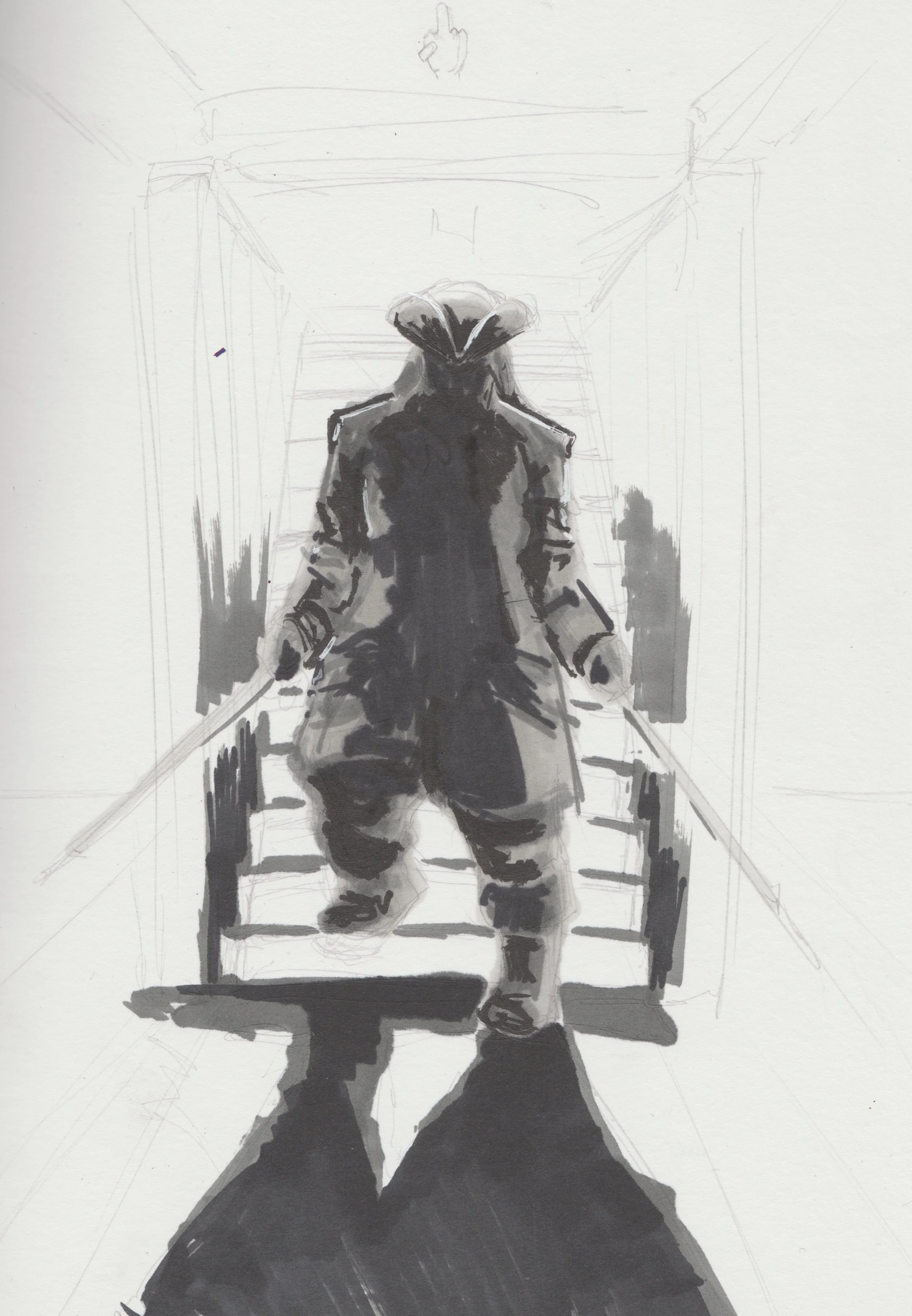 A promarker sketch I drew earlier this year.