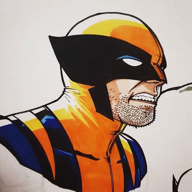 Logan
.
.
.
#sketch #drawing #marvel #illustrationgram #instaart #art #artist #artistsoninstagram #illustration #illustrator #wolverine #sketching #headshot #bust #logan #mutant #xmen #comics #weaponx #astonishingxmen #comicartist #promarker #ink #in