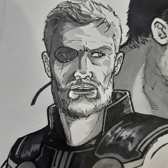 #throwbackthursday Some #avengers headshots I drew back in 2018 ahead of the release of #infinitywar

#avengersinfinitywar #avengersendgame #chrisevans #chrishemsworth @chrishemsworth #superheroes #superhero #marvel #mcu #captainamerica #thor #hulk #